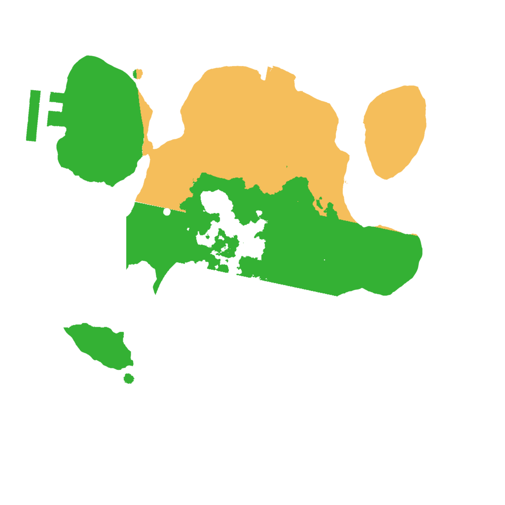 Biome Rust Map: Procedural Map, Size: 2000, Seed: 24681357