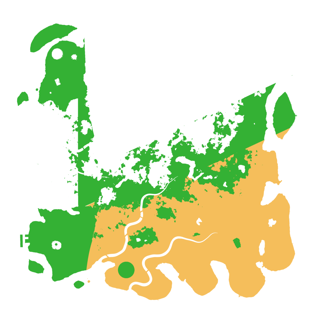 Biome Rust Map: Procedural Map, Size: 5000, Seed: 1379308465