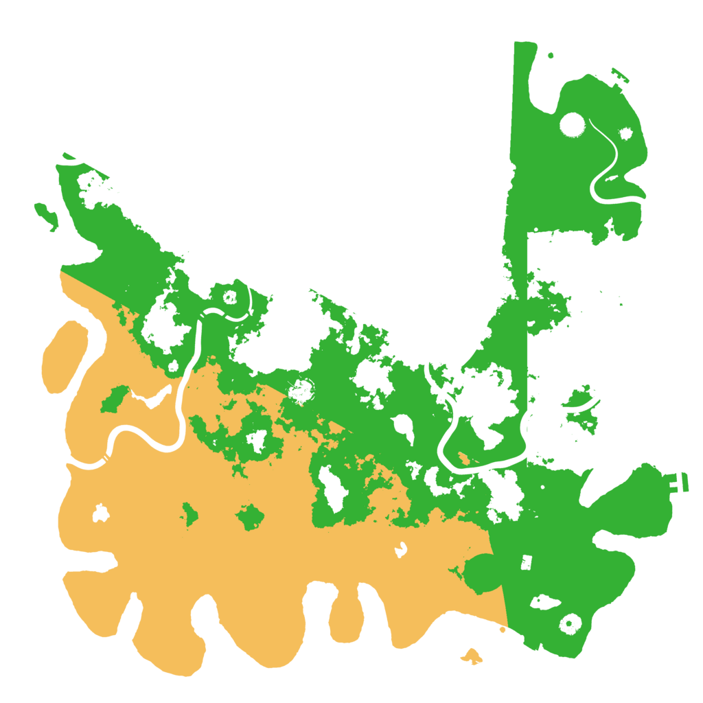 Biome Rust Map: Procedural Map, Size: 5000, Seed: 252651229