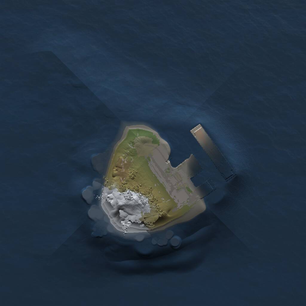 Rust Map: Procedural Map, Size: 1000, Seed: 101, 2 Monuments