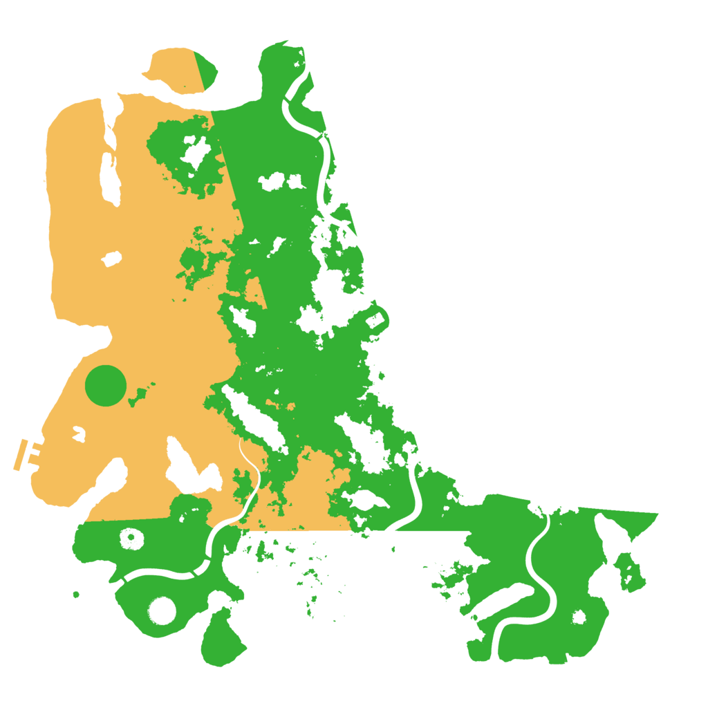 Biome Rust Map: Procedural Map, Size: 4500, Seed: 713783896