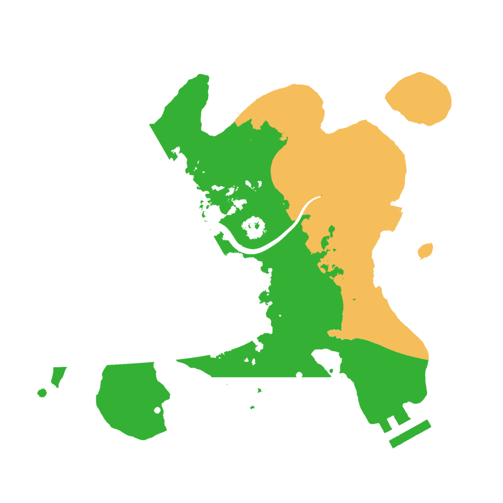 Biome Rust Map: Procedural Map, Size: 2300, Seed: 9877