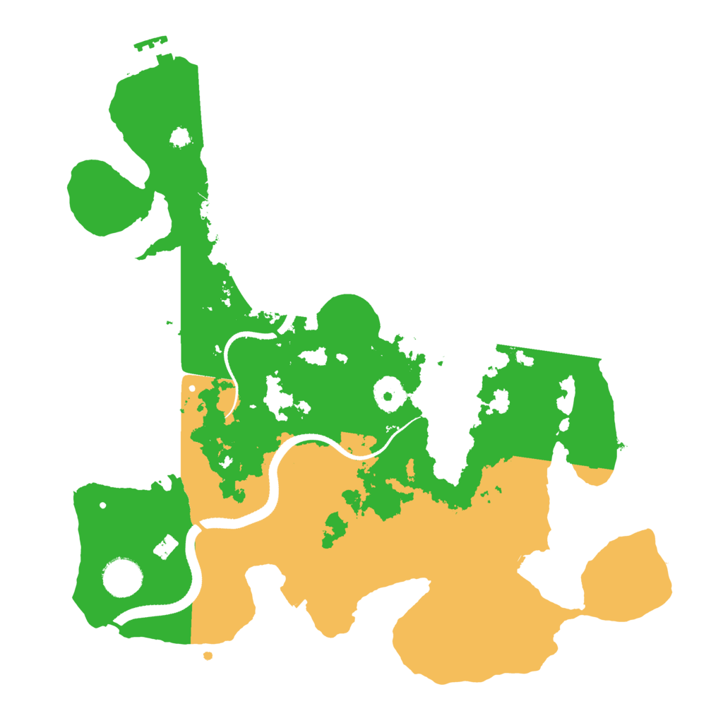 Biome Rust Map: Procedural Map, Size: 3250, Seed: 1272080456