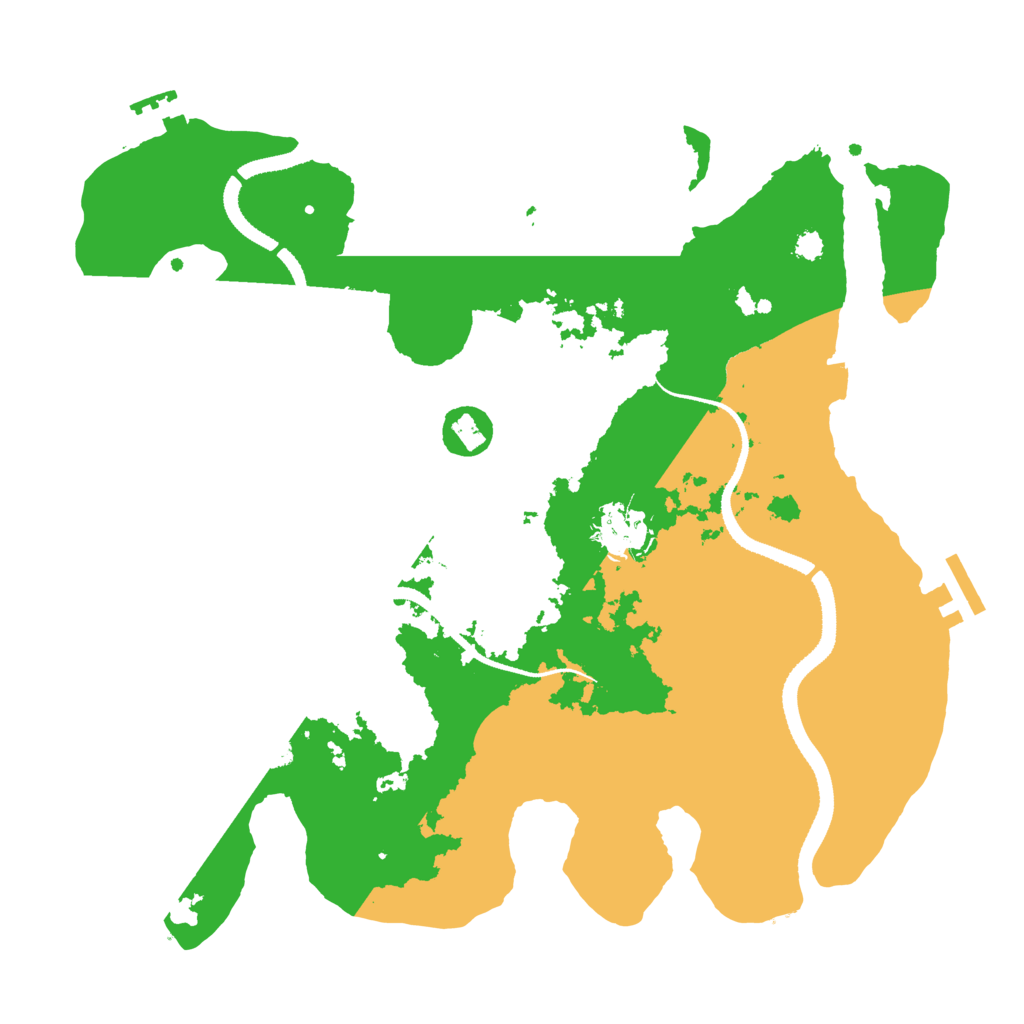 Biome Rust Map: Procedural Map, Size: 3250, Seed: 1295867660