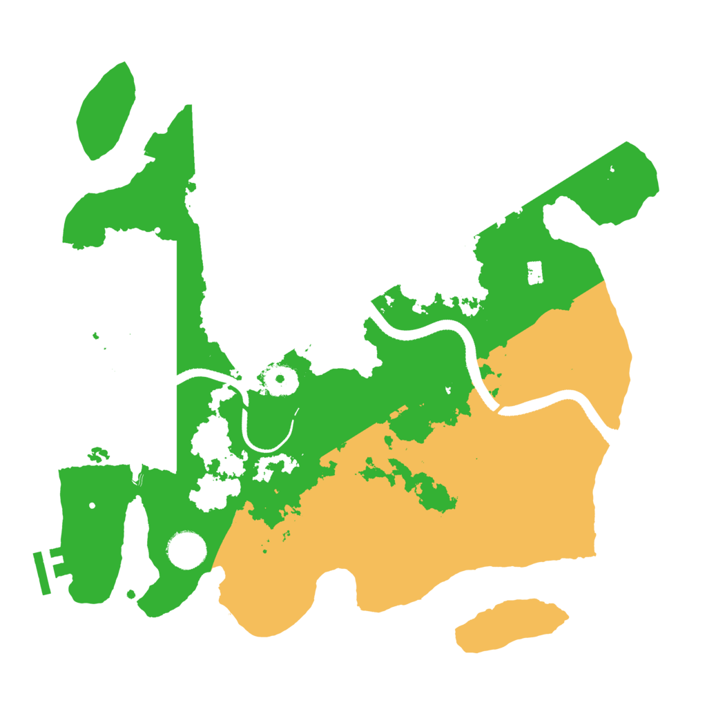 Biome Rust Map: Procedural Map, Size: 3300, Seed: 1718505183