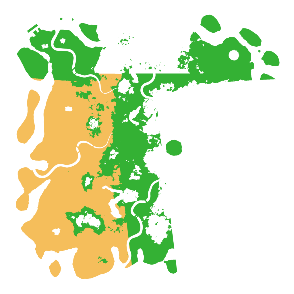 Biome Rust Map: Procedural Map, Size: 5000, Seed: 478495598