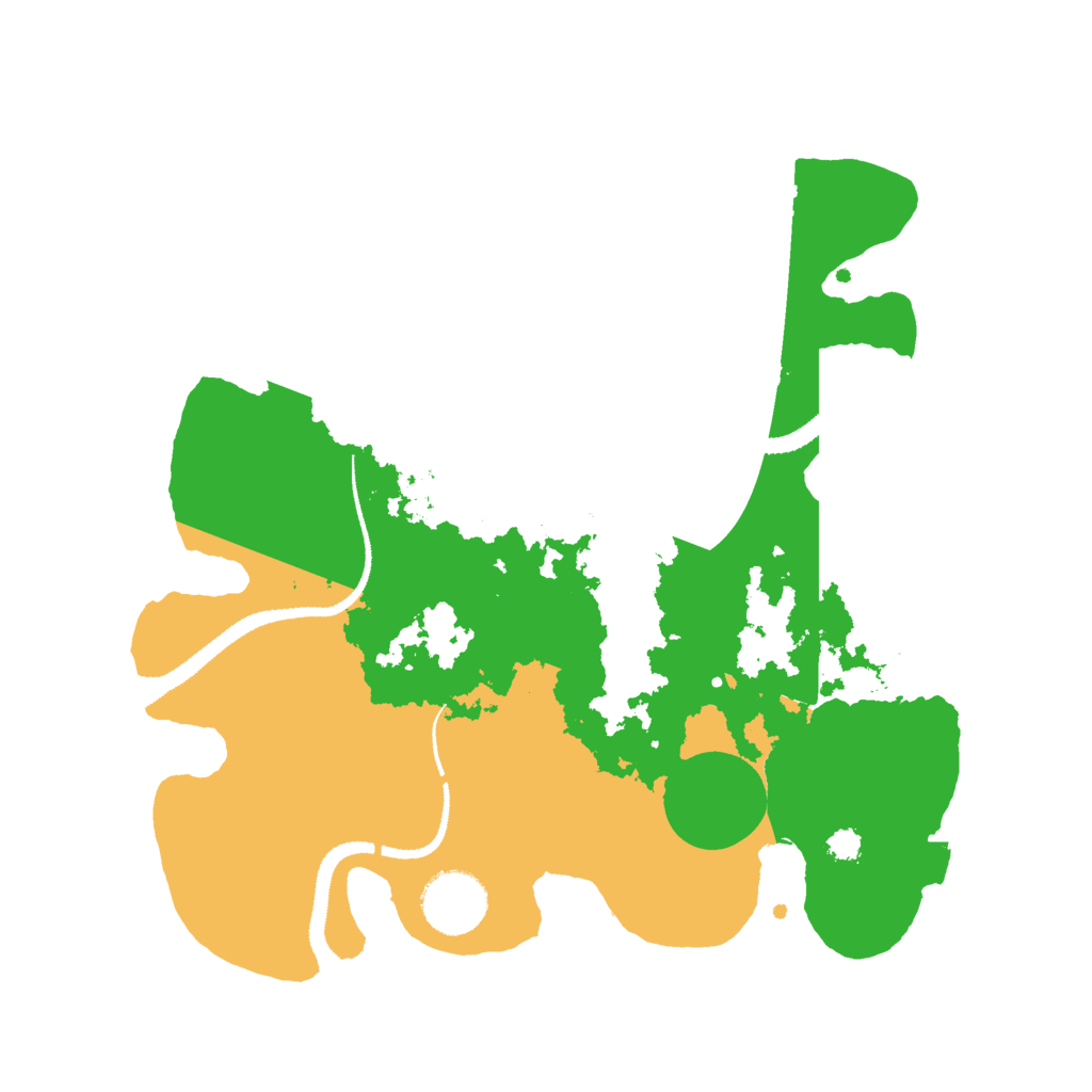 Biome Rust Map: Procedural Map, Size: 3000, Seed: 23781