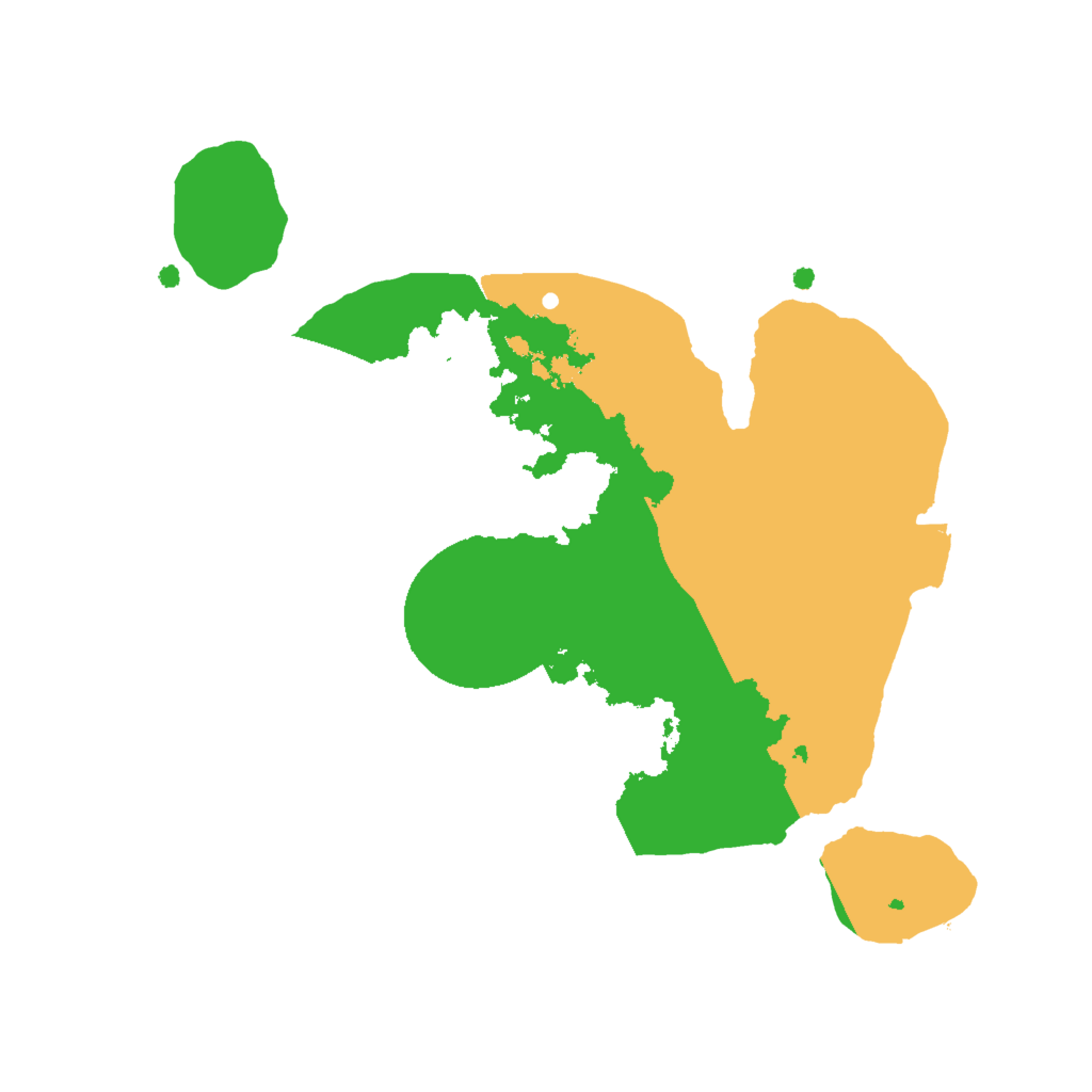 Biome Rust Map: Procedural Map, Size: 2000, Seed: 835066761