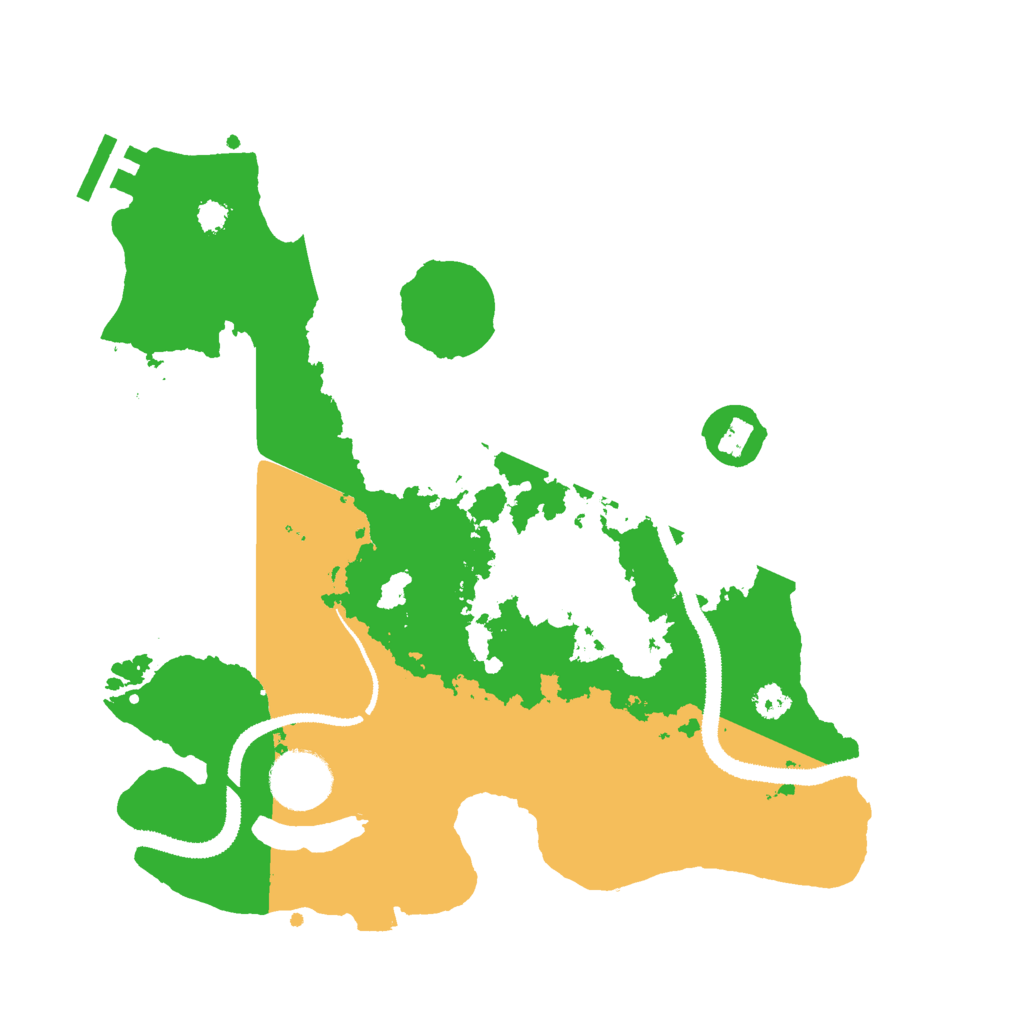 Biome Rust Map: Procedural Map, Size: 3000, Seed: 780247011