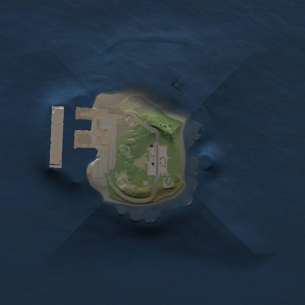 Rust Map: Procedural Map, Size: 1000, Seed: 1626922353, 2 Monuments