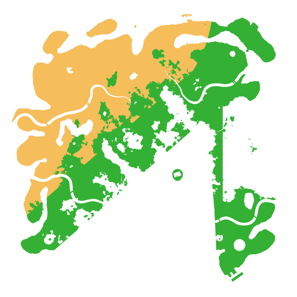Biome Rust Map: Procedural Map, Size: 4500, Seed: 664953043