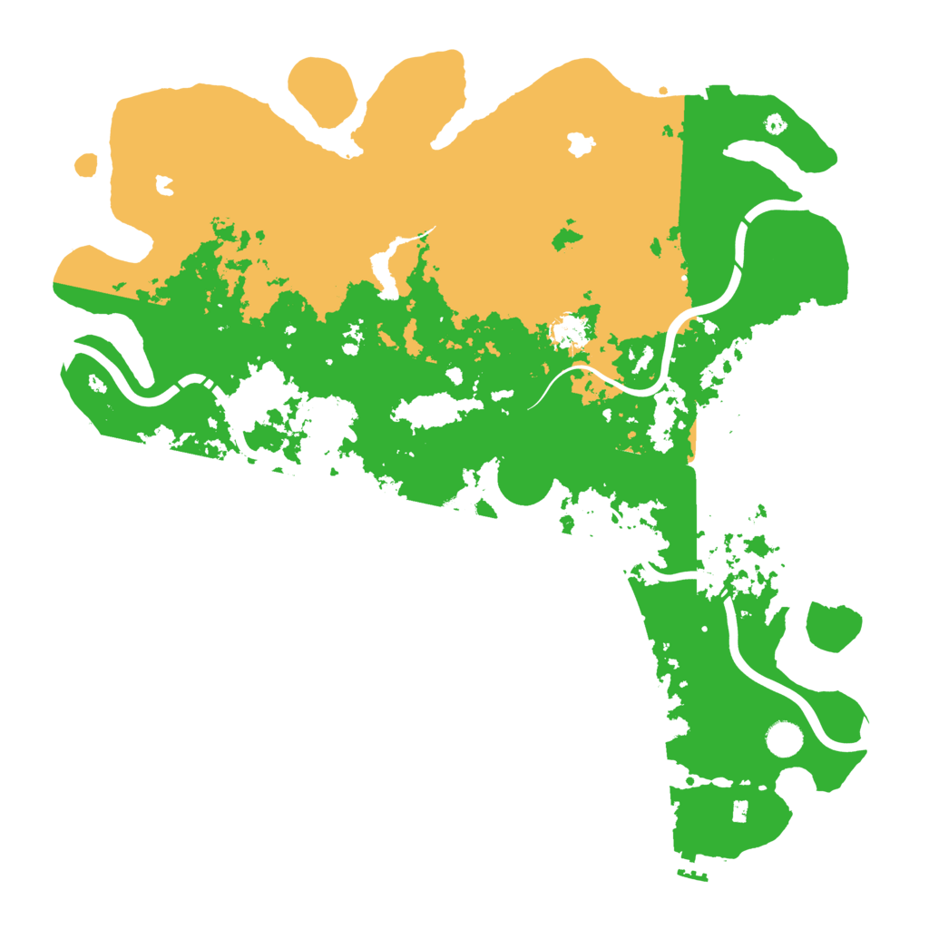 Biome Rust Map: Procedural Map, Size: 4500, Seed: 7337