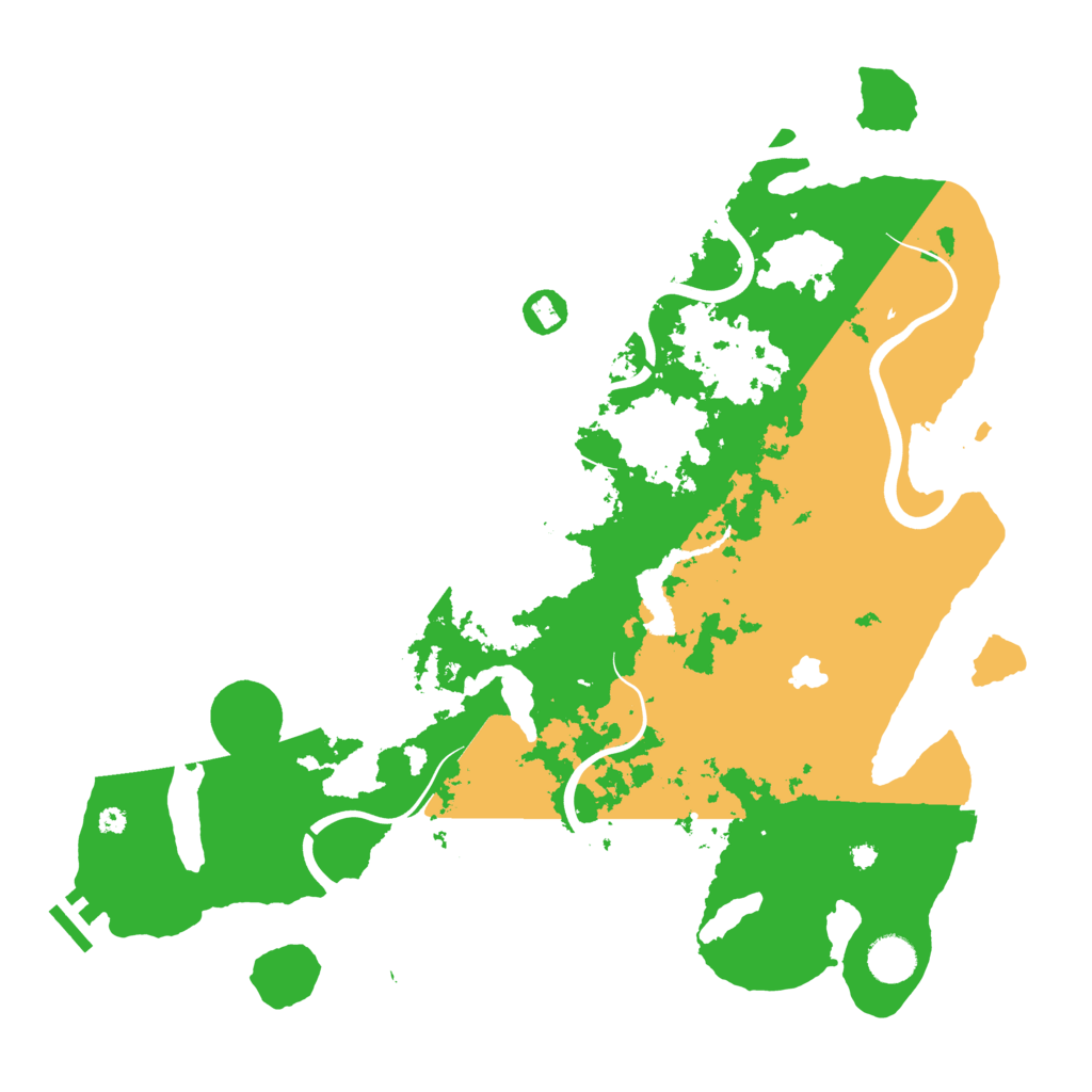 Biome Rust Map: Procedural Map, Size: 4000, Seed: 1465110379