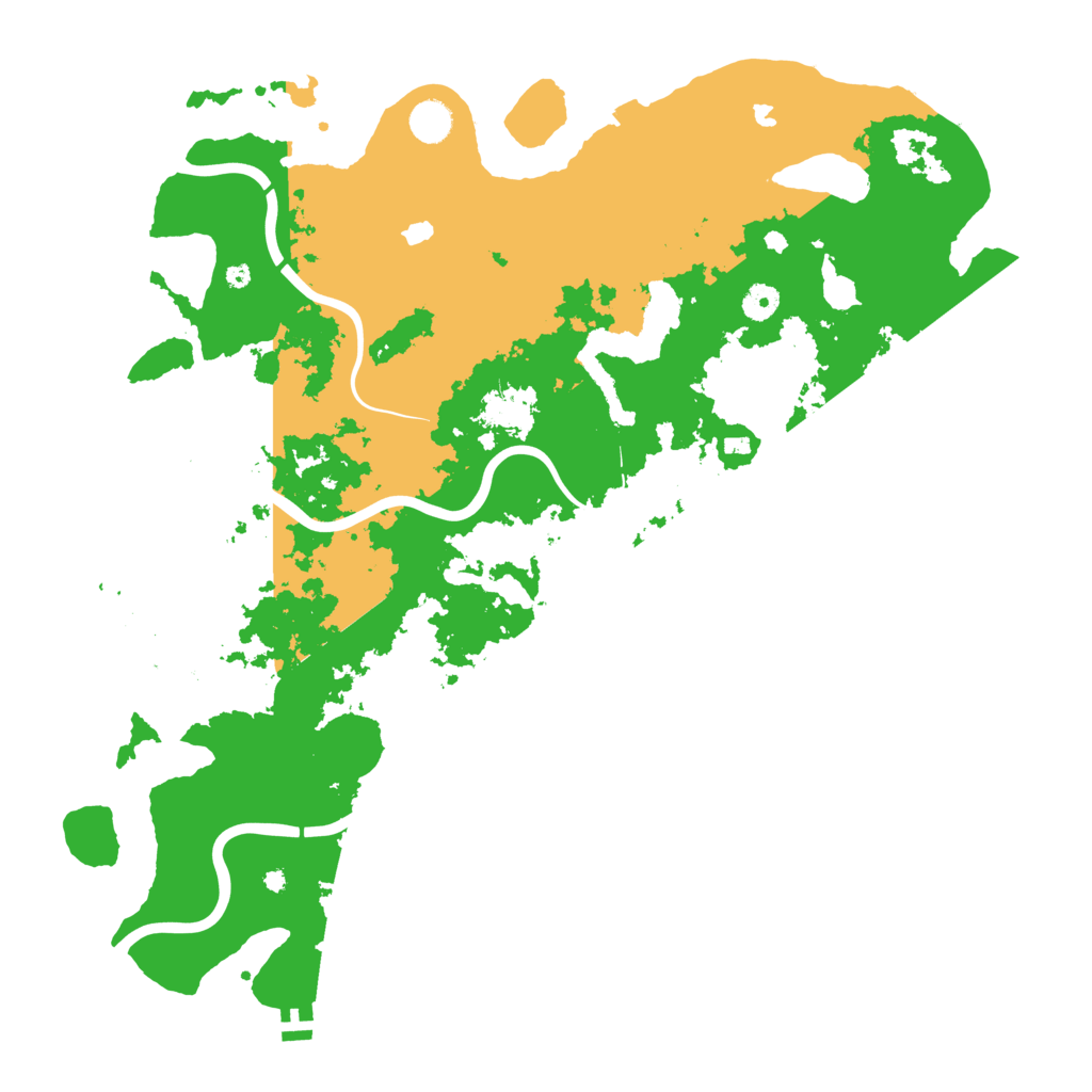 Biome Rust Map: Procedural Map, Size: 4500, Seed: 153644643