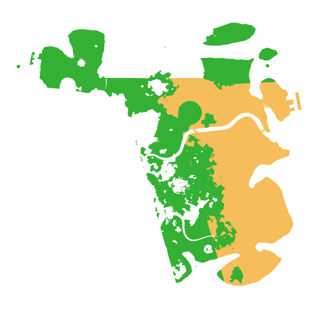 Biome Rust Map: Procedural Map, Size: 3580, Seed: 605058