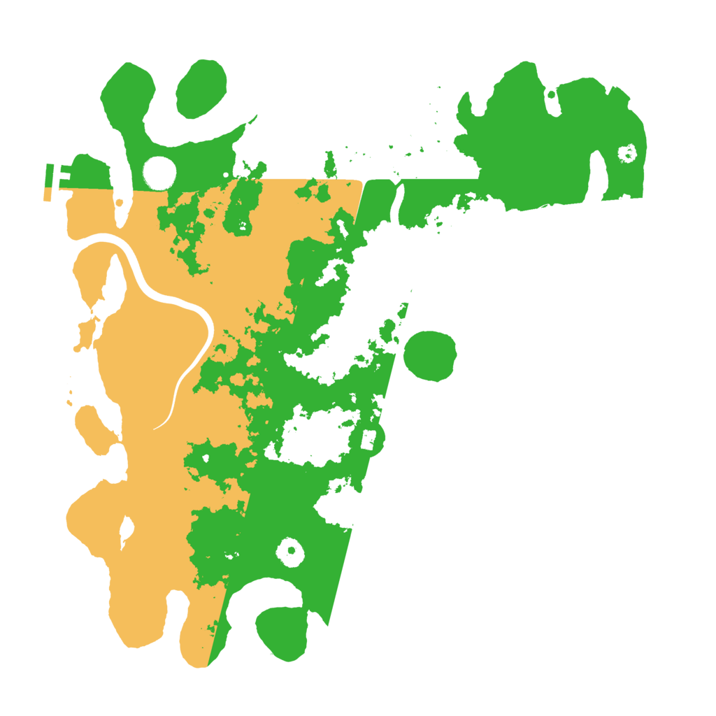Biome Rust Map: Procedural Map, Size: 3850, Seed: 35500