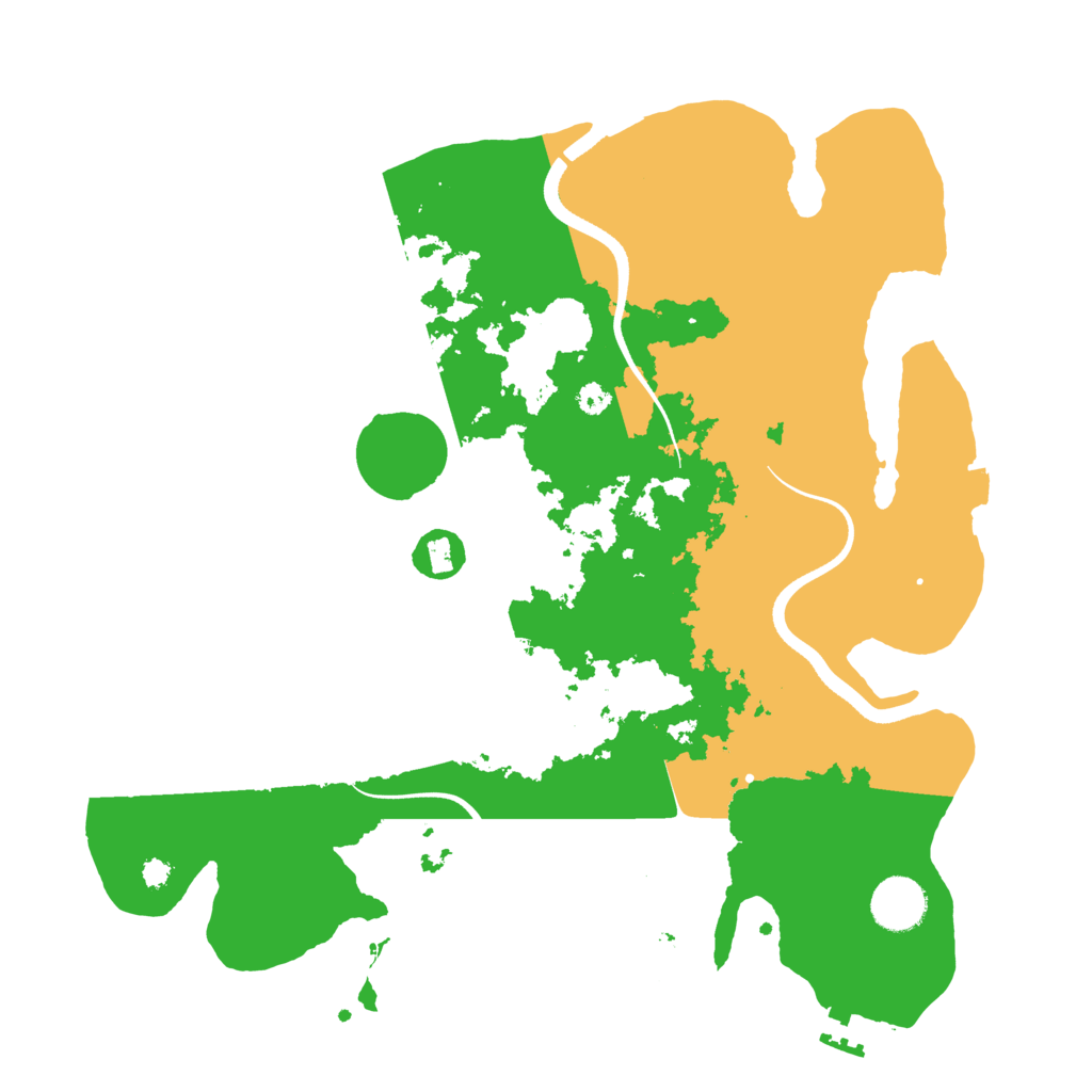 Biome Rust Map: Procedural Map, Size: 3500, Seed: 1351114355
