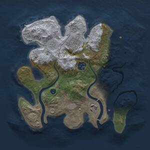 Thumbnail Rust Map: Procedural Map, Size: 2700, Seed: 1773316917, 8 Monuments