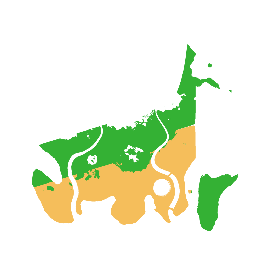 Biome Rust Map: Procedural Map, Size: 2700, Seed: 1773316917