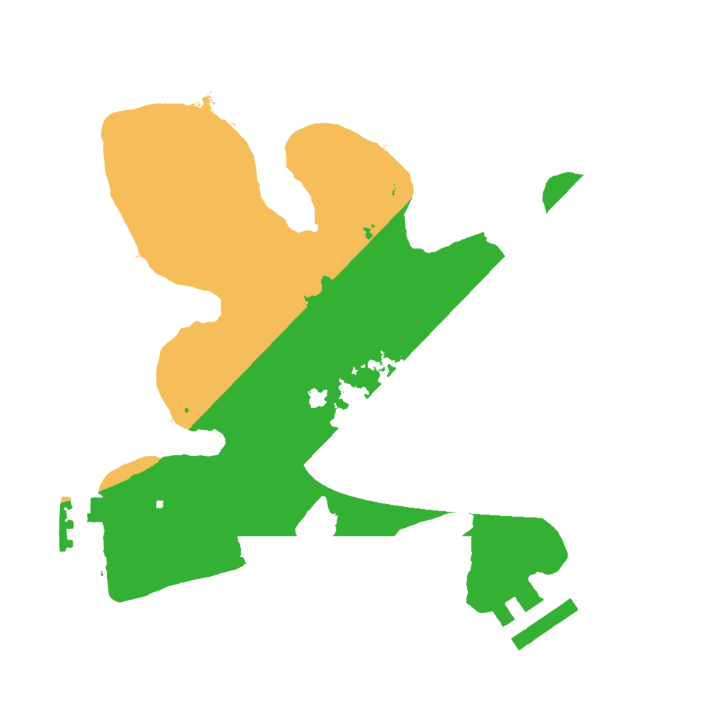 Biome Rust Map: Procedural Map, Size: 2000, Seed: 52201845