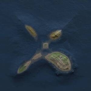 Thumbnail Rust Map: Procedural Map, Size: 1500, Seed: 12228654, 1 Monuments