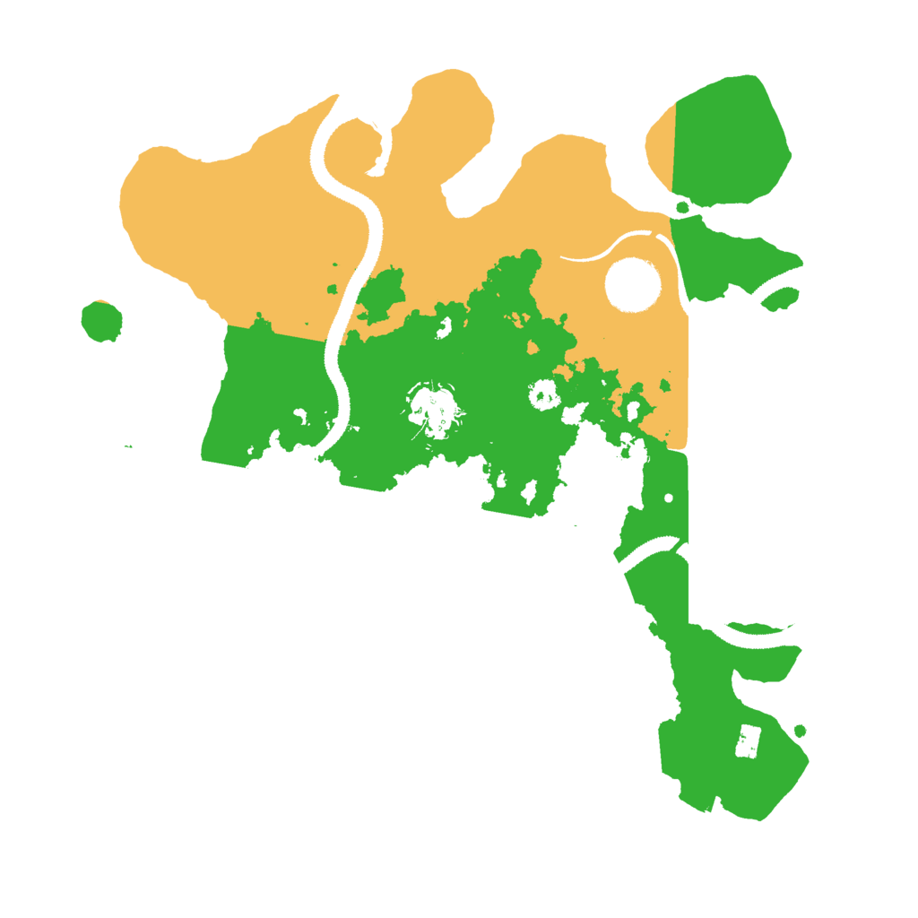 Biome Rust Map: Procedural Map, Size: 3000, Seed: 123069889