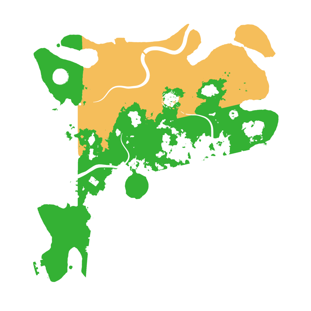 Biome Rust Map: Procedural Map, Size: 3500, Seed: 1072089226