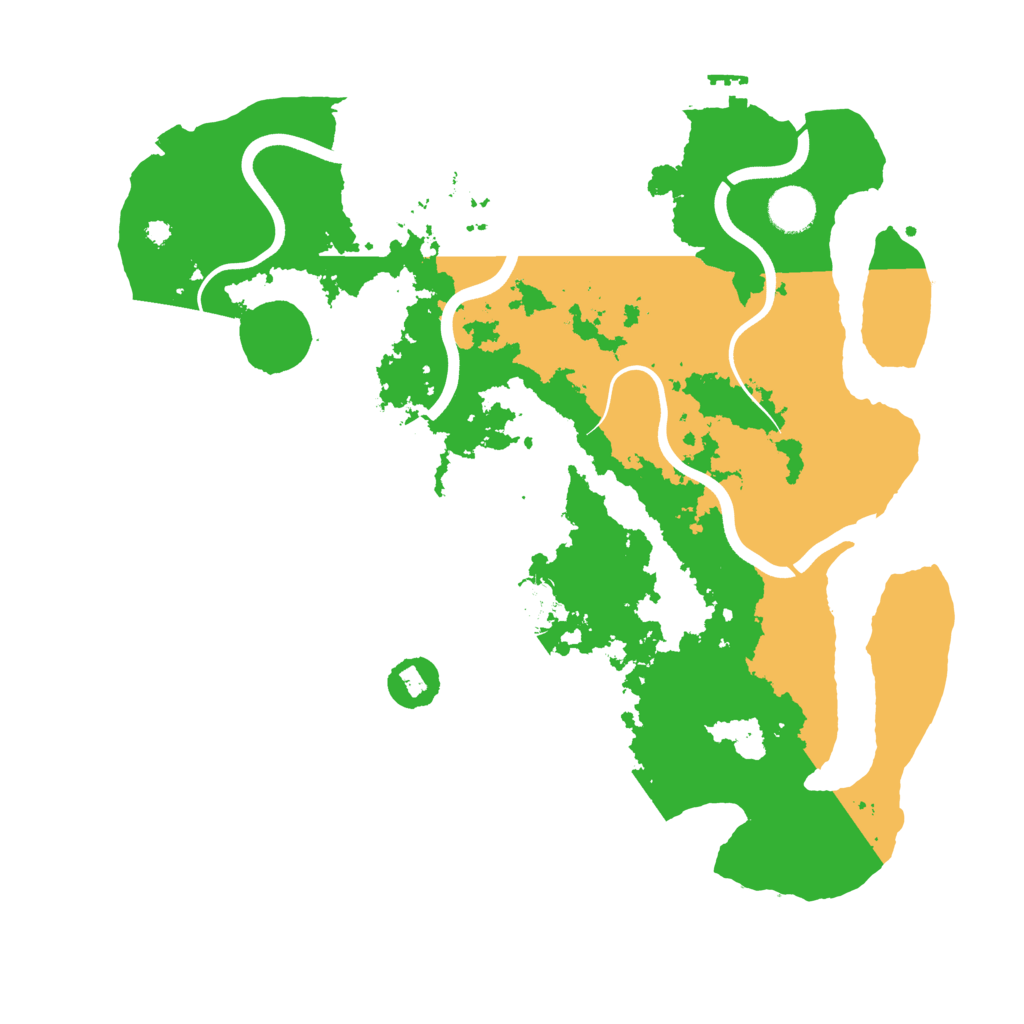 Biome Rust Map: Procedural Map, Size: 3850, Seed: 1090