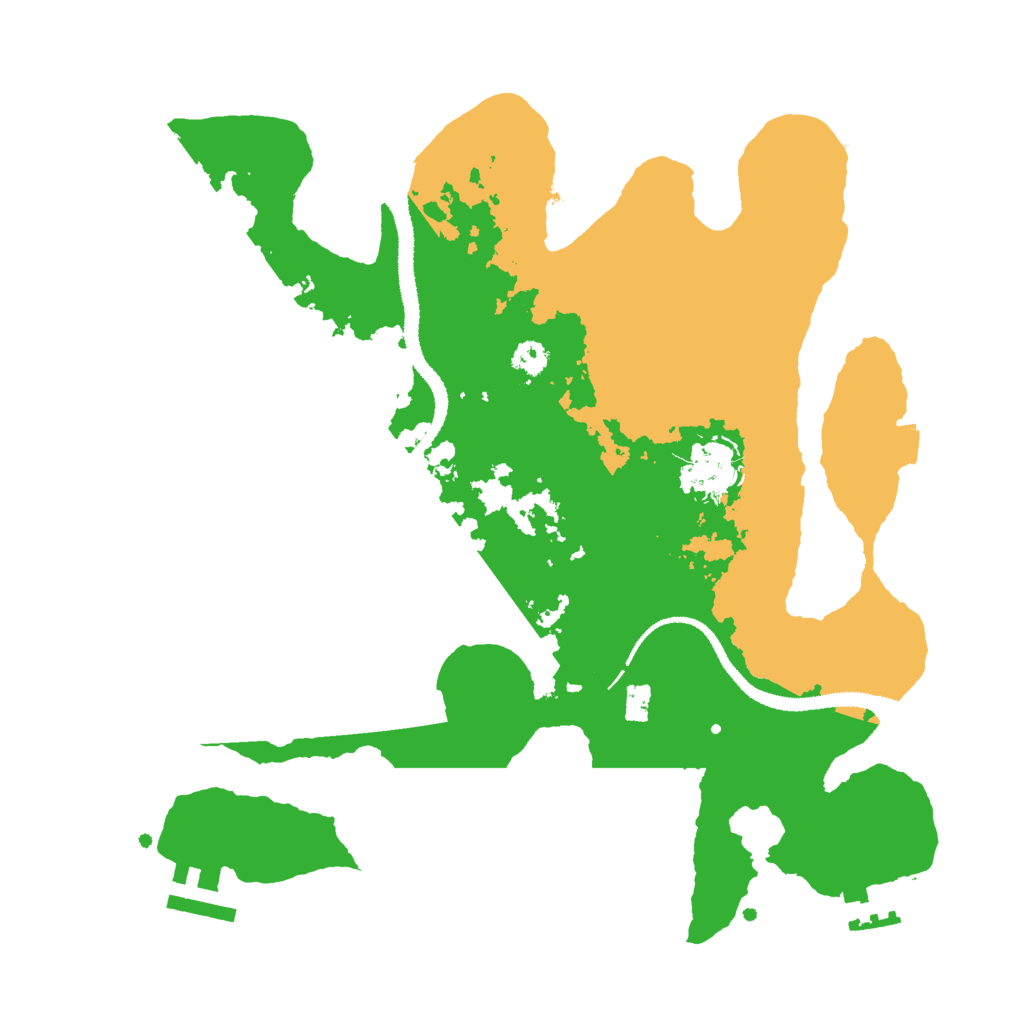Biome Rust Map: Procedural Map, Size: 3000, Seed: 940058943