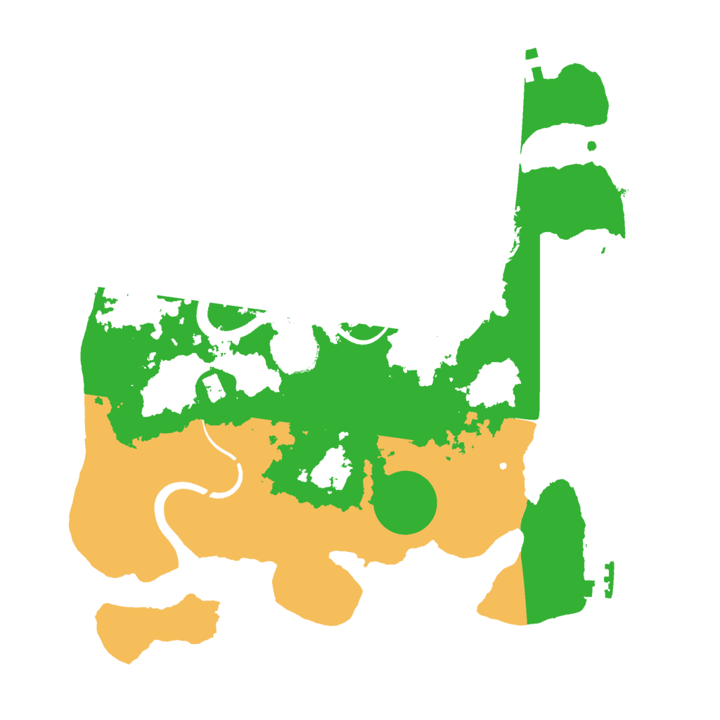 Biome Rust Map: Procedural Map, Size: 3000, Seed: 1099654082
