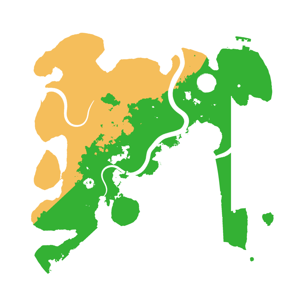 Biome Rust Map: Procedural Map, Size: 3000, Seed: 1967114705