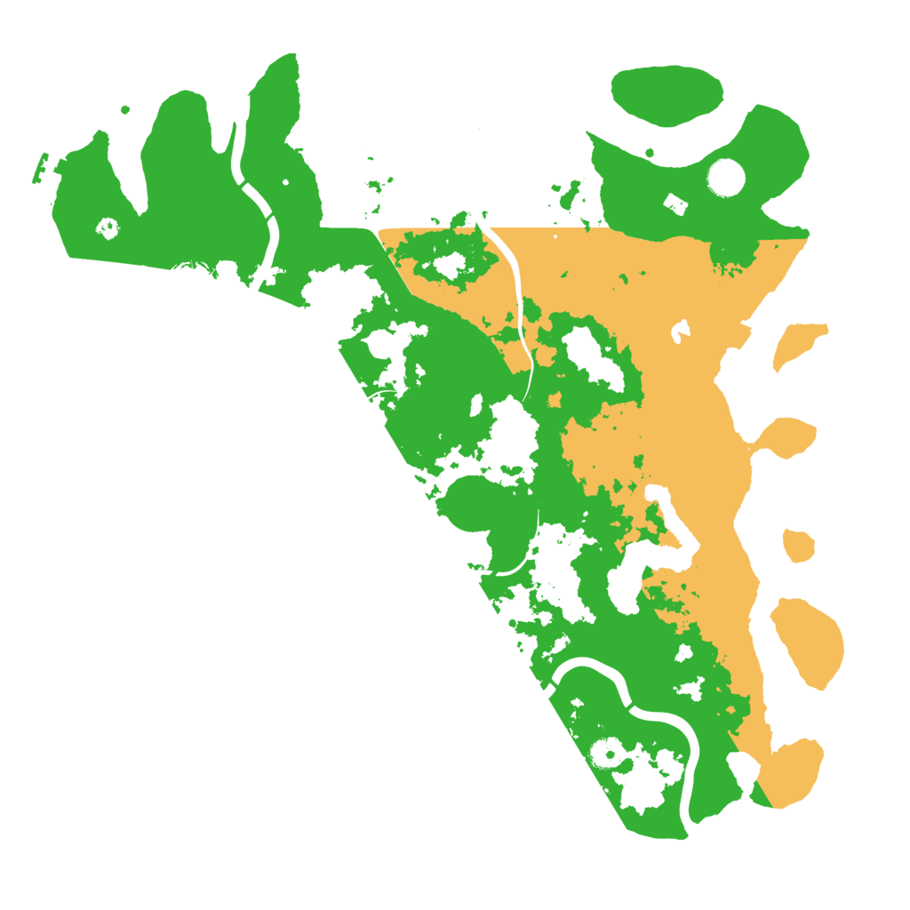 Biome Rust Map: Procedural Map, Size: 4250, Seed: 32697
