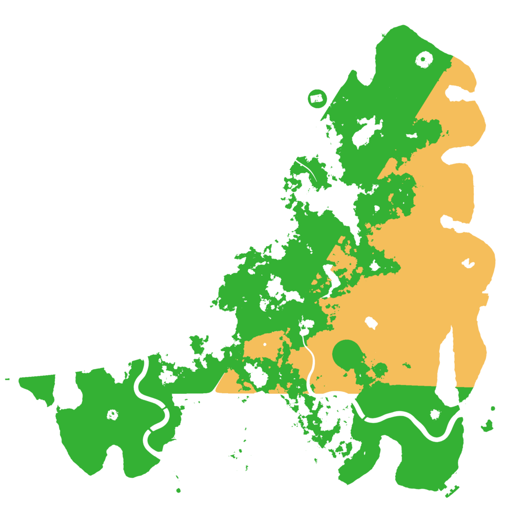 Biome Rust Map: Procedural Map, Size: 4800, Seed: 1255626168