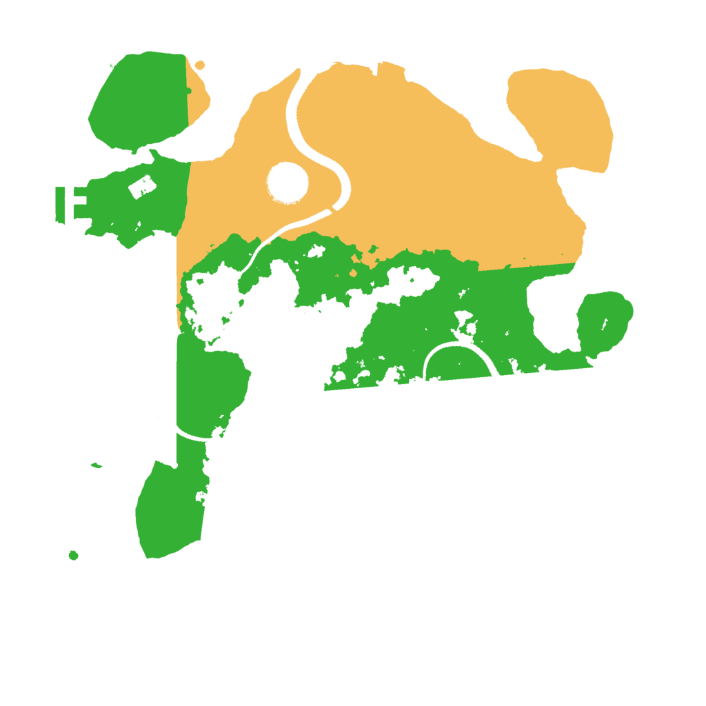 Biome Rust Map: Procedural Map, Size: 3000, Seed: 316792856