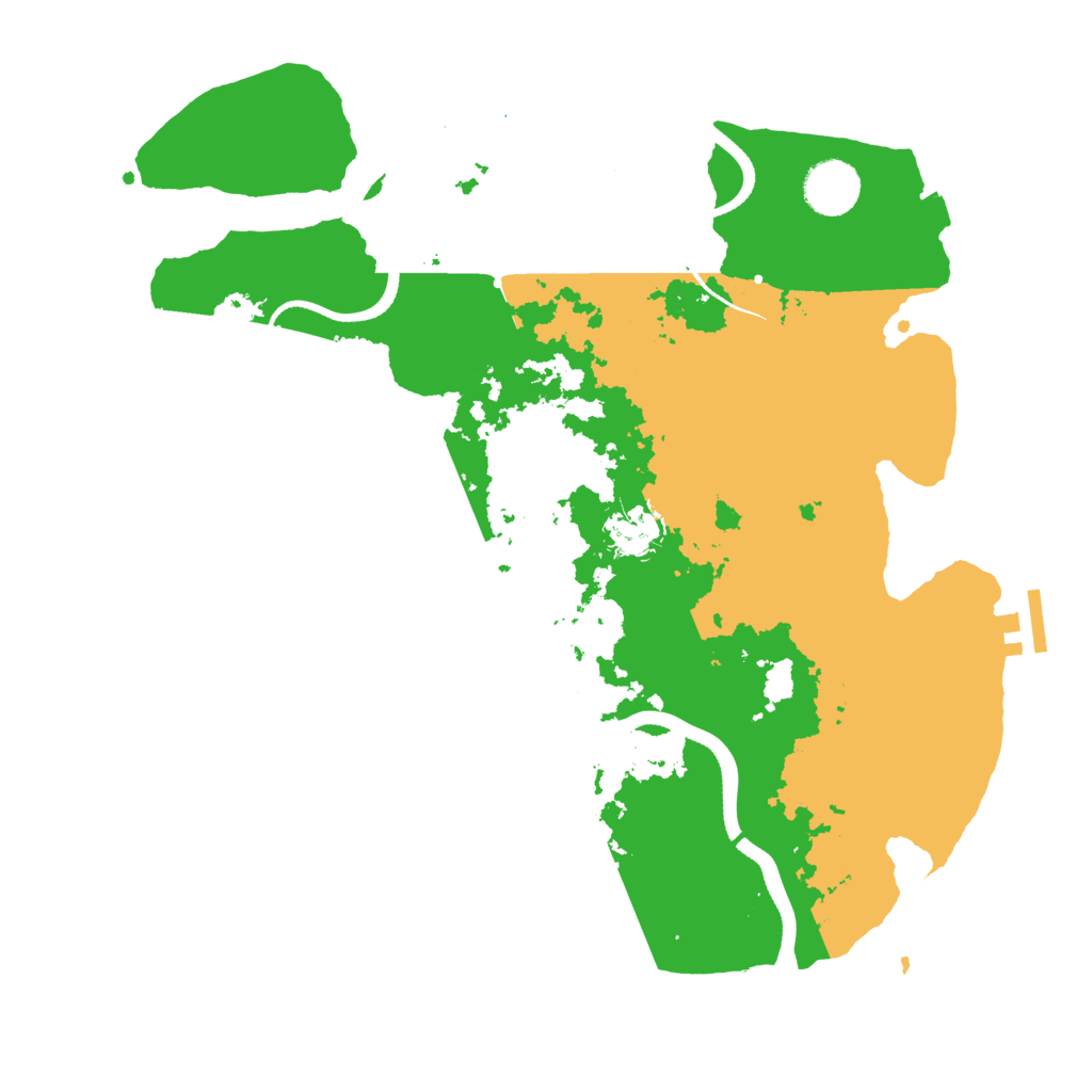 Biome Rust Map: Procedural Map, Size: 3500, Seed: 74665298