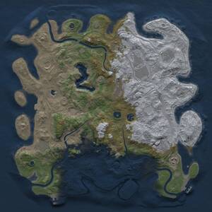 Thumbnail Rust Map: Procedural Map, Size: 4250, Seed: 1474777968, 17 Monuments