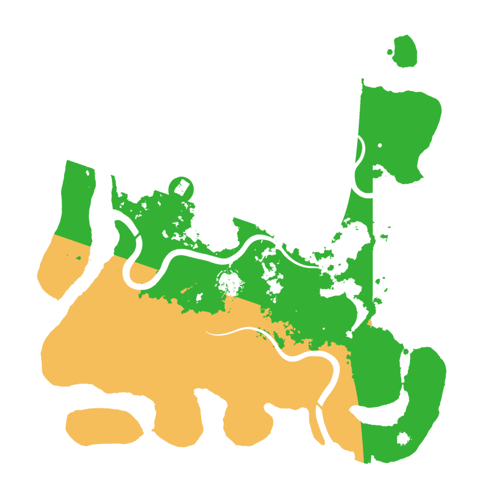 Biome Rust Map: Procedural Map, Size: 3500, Seed: 1141591780