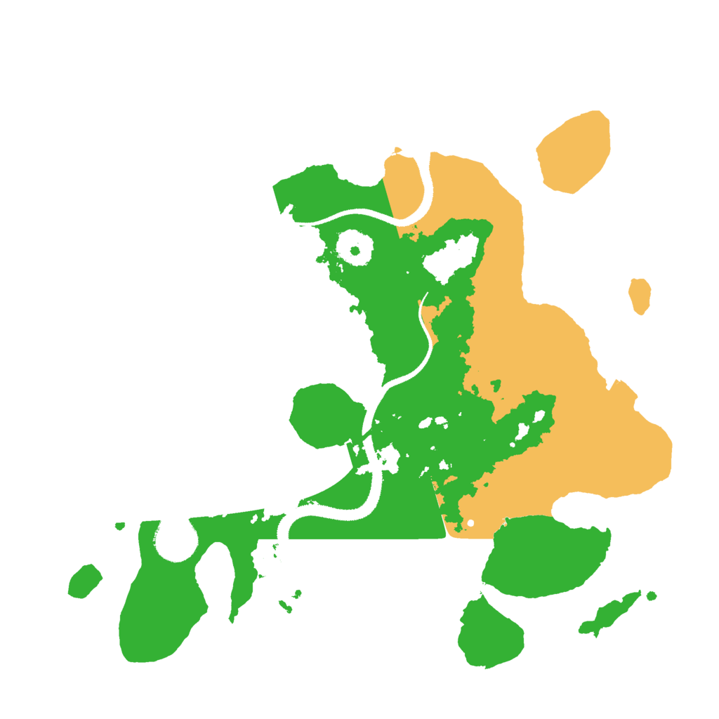 Biome Rust Map: Procedural Map, Size: 3000, Seed: 454168513