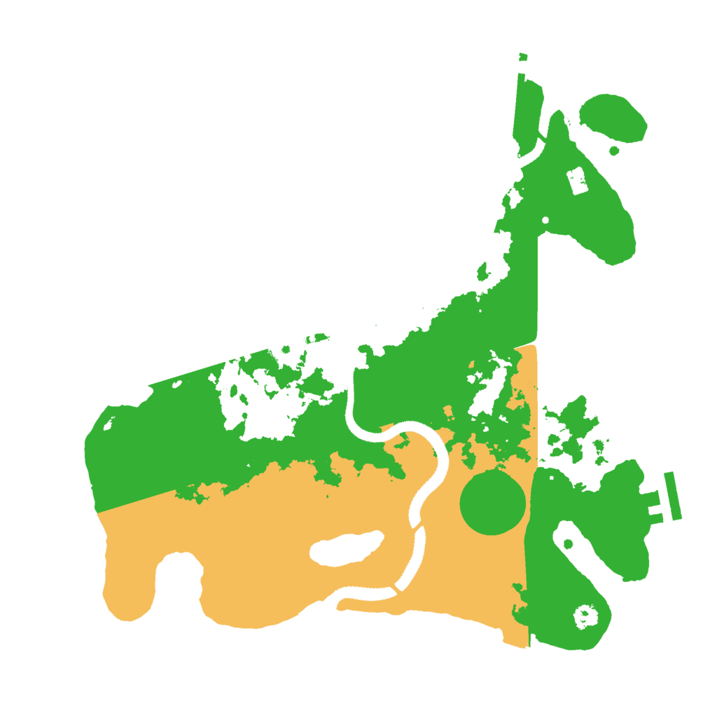 Biome Rust Map: Procedural Map, Size: 3000, Seed: 453767669
