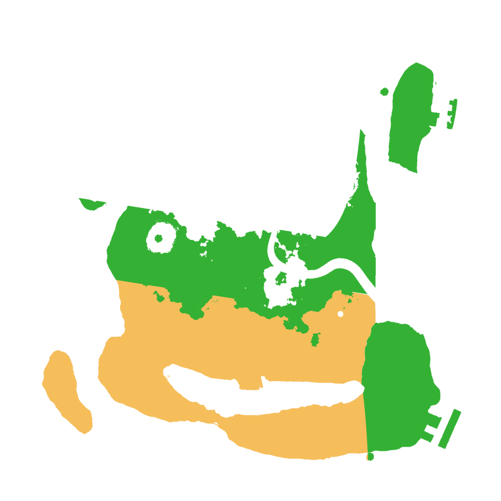 Biome Rust Map: Procedural Map, Size: 2500, Seed: 177795166