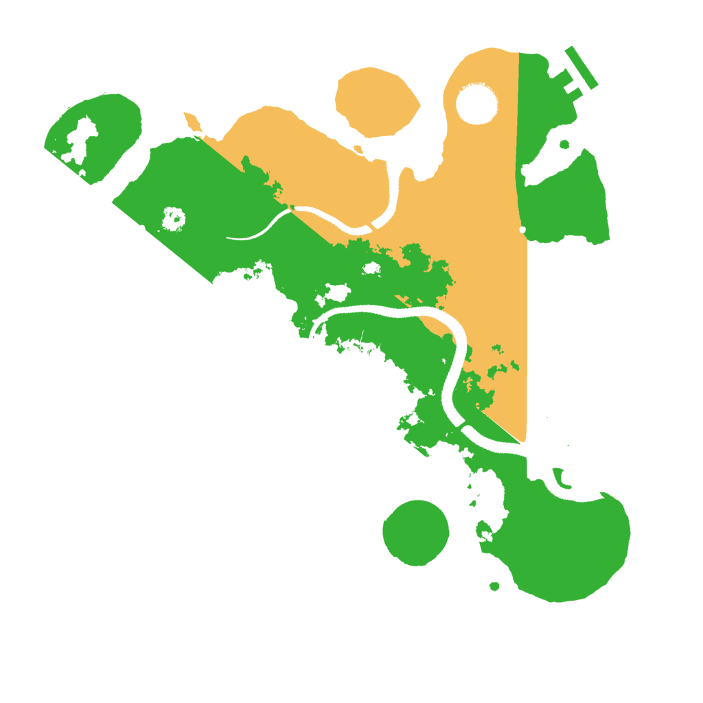 Biome Rust Map: Procedural Map, Size: 3000, Seed: 935695196
