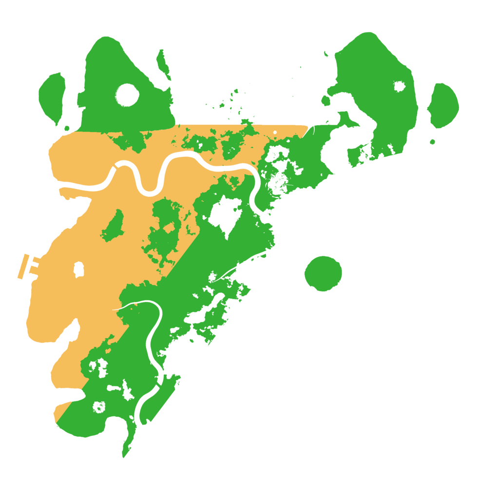 Biome Rust Map: Procedural Map, Size: 4000, Seed: 4021973
