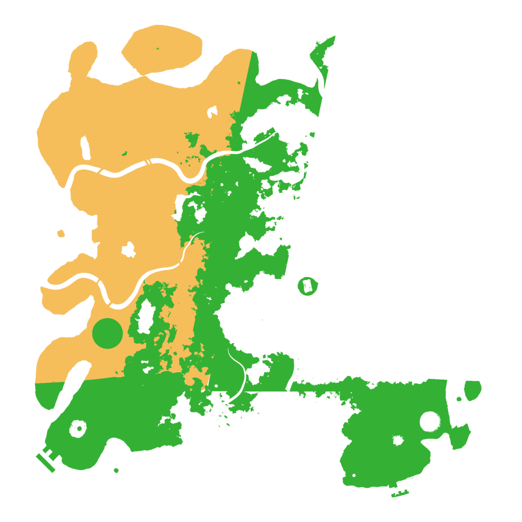 Biome Rust Map: Procedural Map, Size: 4500, Seed: 809324085