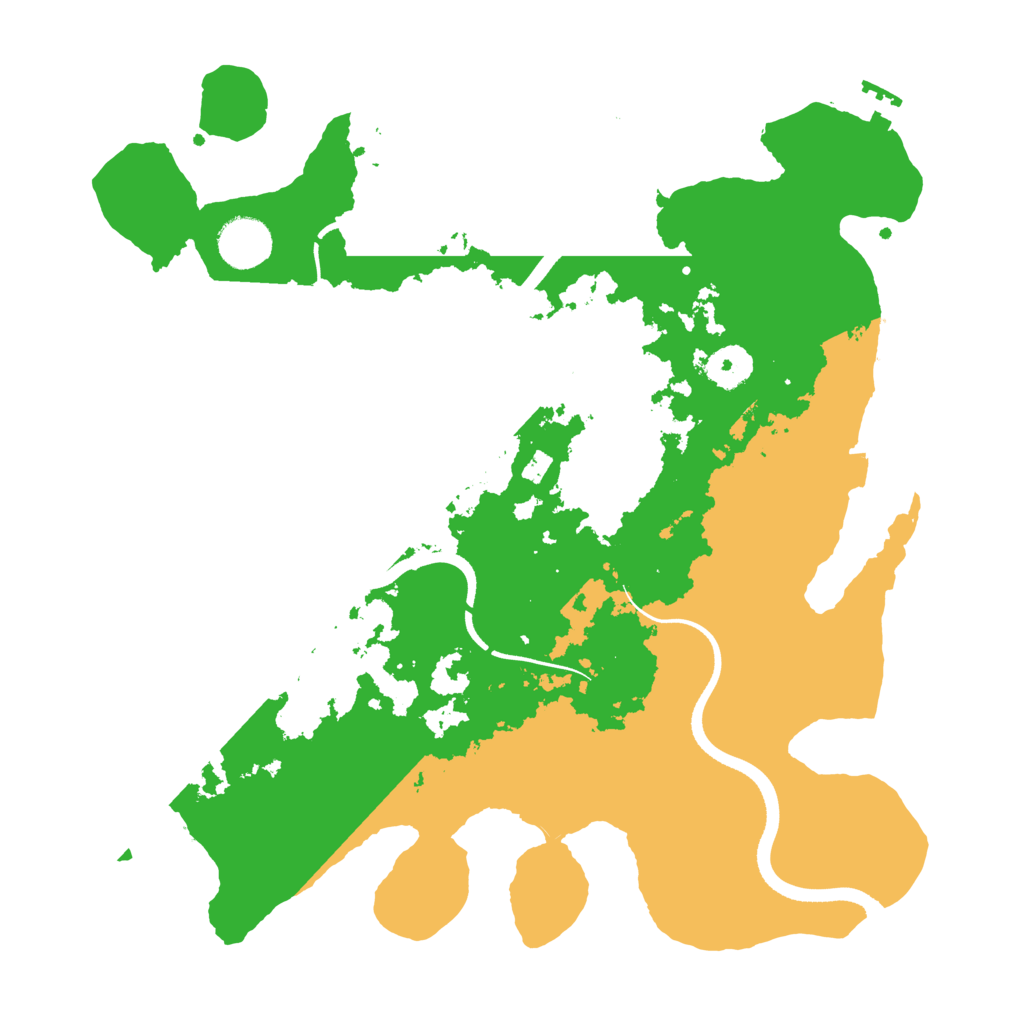 Biome Rust Map: Procedural Map, Size: 3500, Seed: 220924016