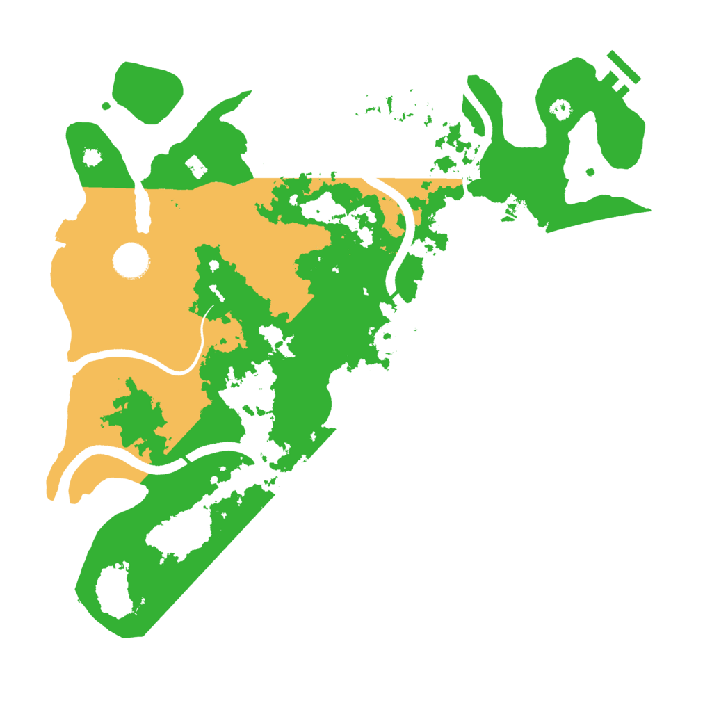 Biome Rust Map: Procedural Map, Size: 3500, Seed: 1166022624