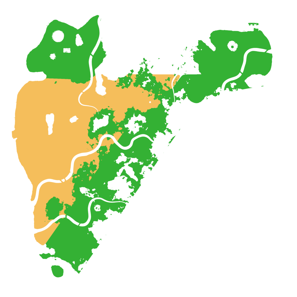 Biome Rust Map: Procedural Map, Size: 4450, Seed: 1351342712