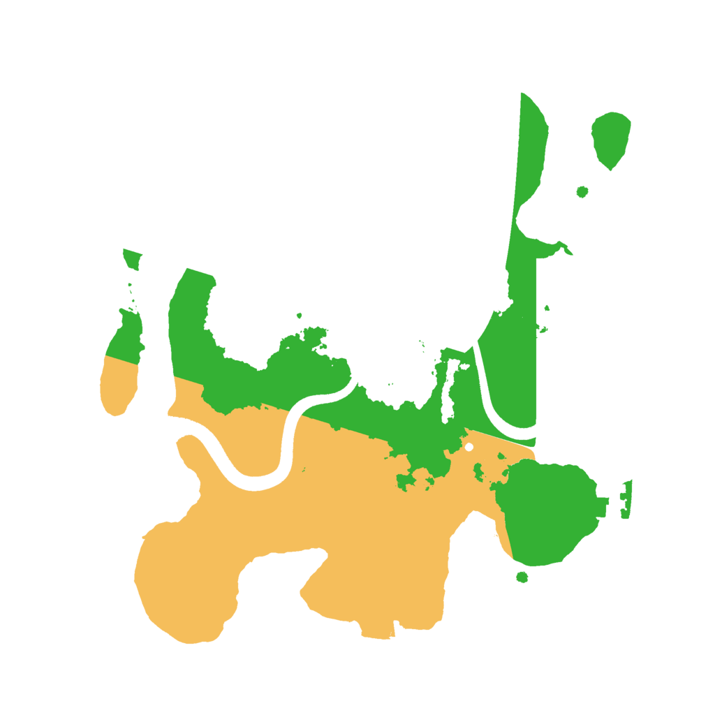 Biome Rust Map: Procedural Map, Size: 2500, Seed: 1529838391