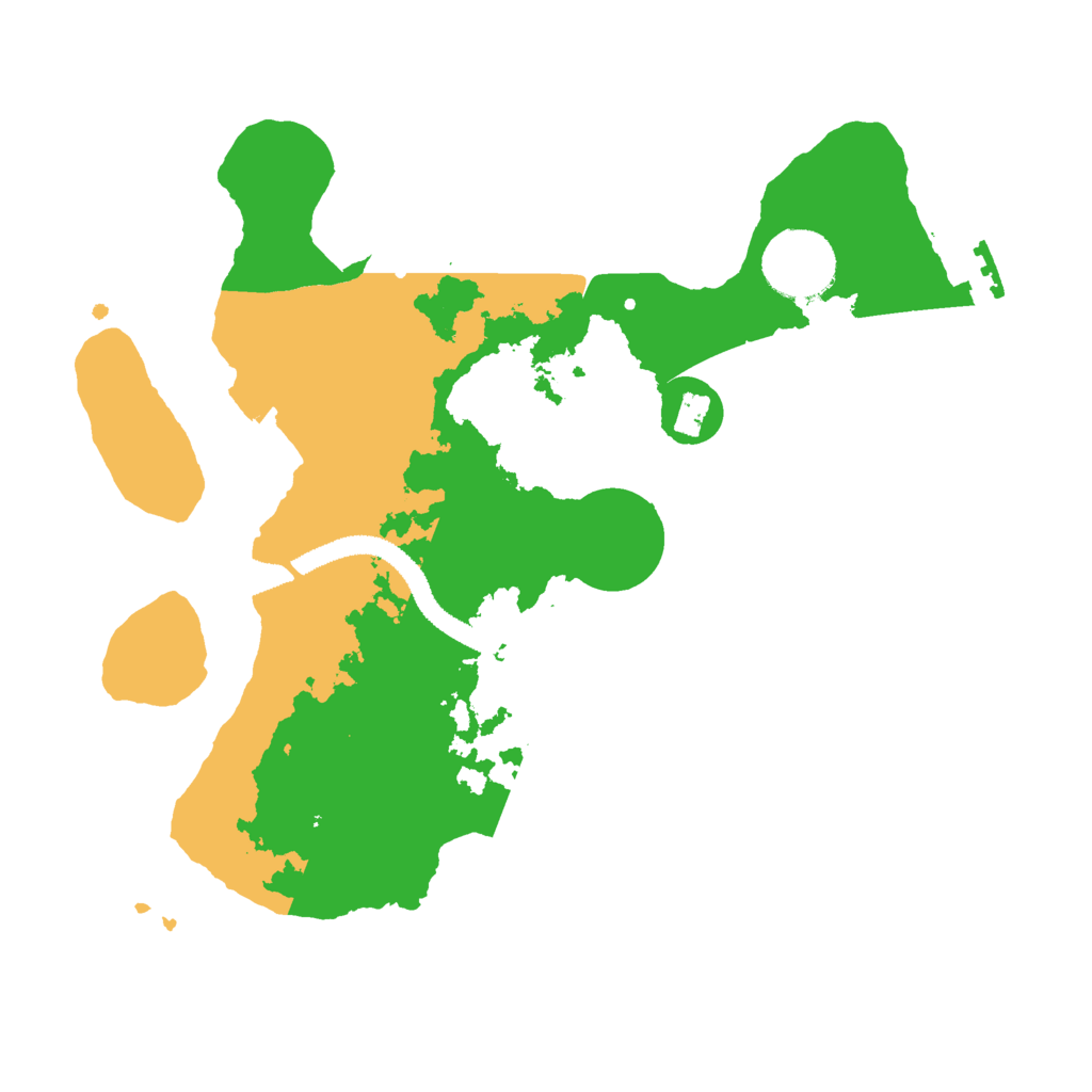 Biome Rust Map: Procedural Map, Size: 2800, Seed: 911419572