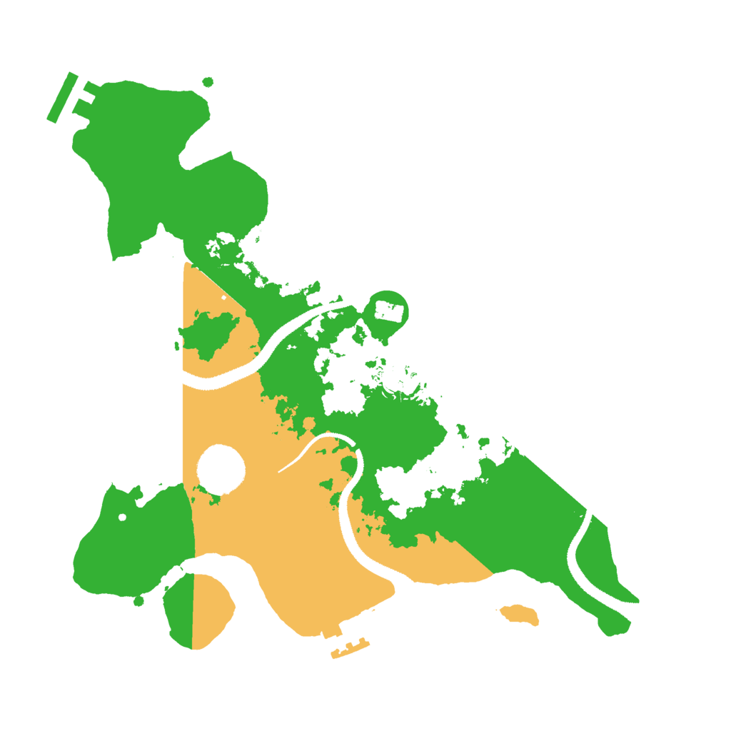 Biome Rust Map: Procedural Map, Size: 2800, Seed: 1277085437