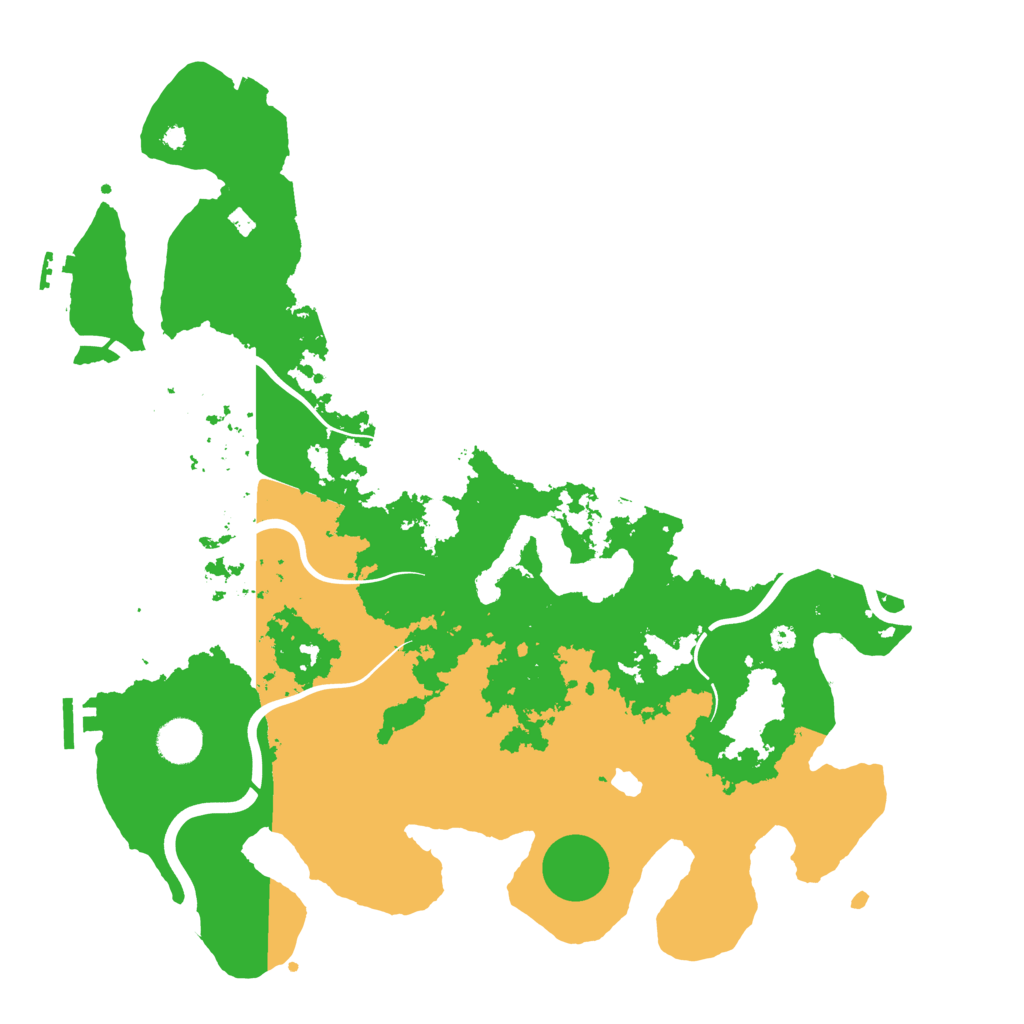 Biome Rust Map: Procedural Map, Size: 4050, Seed: 1555854467